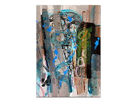 Moderne slike u galeriji MAG - apstraktna slika Sistemski pogon akril na hameru 100x70 cm