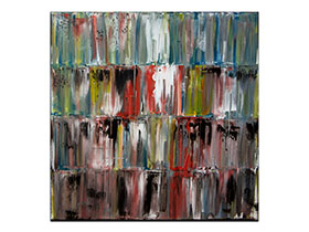 Moderne slike u galeriji MAG - apstraktna slika Slojevi nježnosti V Akril na napetom platnu 80x80 cm