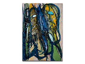 Moderne slike u galeriji MAG - apstraktna slika U tvojim očima akril na hameru 100x70 cm