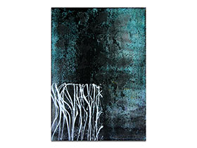 Prodaja umjetničkih slika u online galeriji MAG - apstraktna slika Azurne noći akril na napetom platnu 70x50 cm