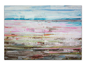 Moderne slike u galeriji MAG - apstraktna slika Pejzaži nježnosti V akril na napetom platnu 100x70 cm