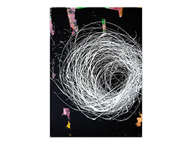 Moderne slike u galeriji MAG - apstraktna slika Warp Reljefni akril na platnu 70x50 cm