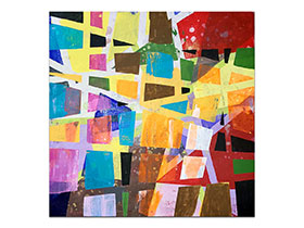 Moderne slike u galeriji MAG - apstraktna slika Escape from matrix III Akril na platnu 70x70 cm