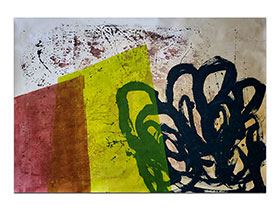 Moderne slike u galeriji MAG - apstraktna slika Nadvladati akril na hameru 100x70 cm