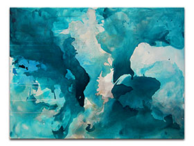 Moderne slike u galeriji MAG - Apstraktna slika Olujna elegancija Akril na napetom platnu 120x90 cm