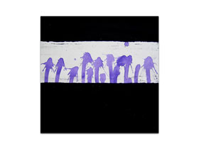 Galerija umjetnina MAG - originalna apstraktna slika - Purpural - akril na platnu