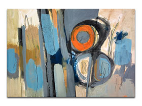 Moderne slike u galeriji MAG - apstraktna slika Misao vodilja akril na hameru 100x70 cm