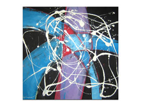 Galerija slika MAG - Zvjezdane staze - apstraktna slika na platnu 75x70 cm - originalna slika
