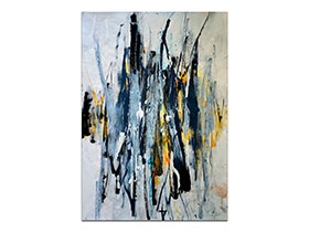 Moderne slike u galeriji MAG - apstraktna slika Noseći snoplje svoje akril na hameru 100x70 cm