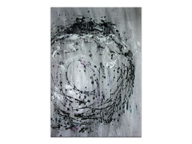 Moderne slike u galeriji MAG - apstraktna slika Rotacije galaksije II akril na hameru 100x70 cm