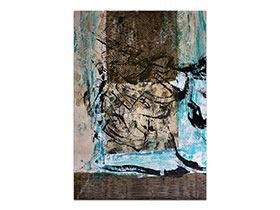 Moderne slike u galeriji MAG - apstraktna slika Segmenti rezonance akril na hameru 100x70 cm