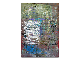 Moderne slike u galeriji MAG - apstraktna slika Inverzna svrha akril na hameru 100x70 cm