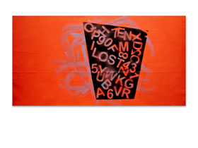 Dnevni boravci uređenje modernim slikama iz ponude galerije MAG - Velika apstraktna slika na platnu - Izgubljeni