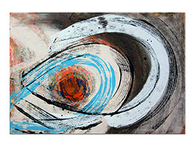 Moderne slike u galeriji MAG - apstraktna slika Pogled mudrosti Akril na napetom platnu 100x70 cm