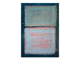 Moderne slike u galeriji MAG - apstraktna slika Nebo iz sjećanja akril na hameru 100x70 cm